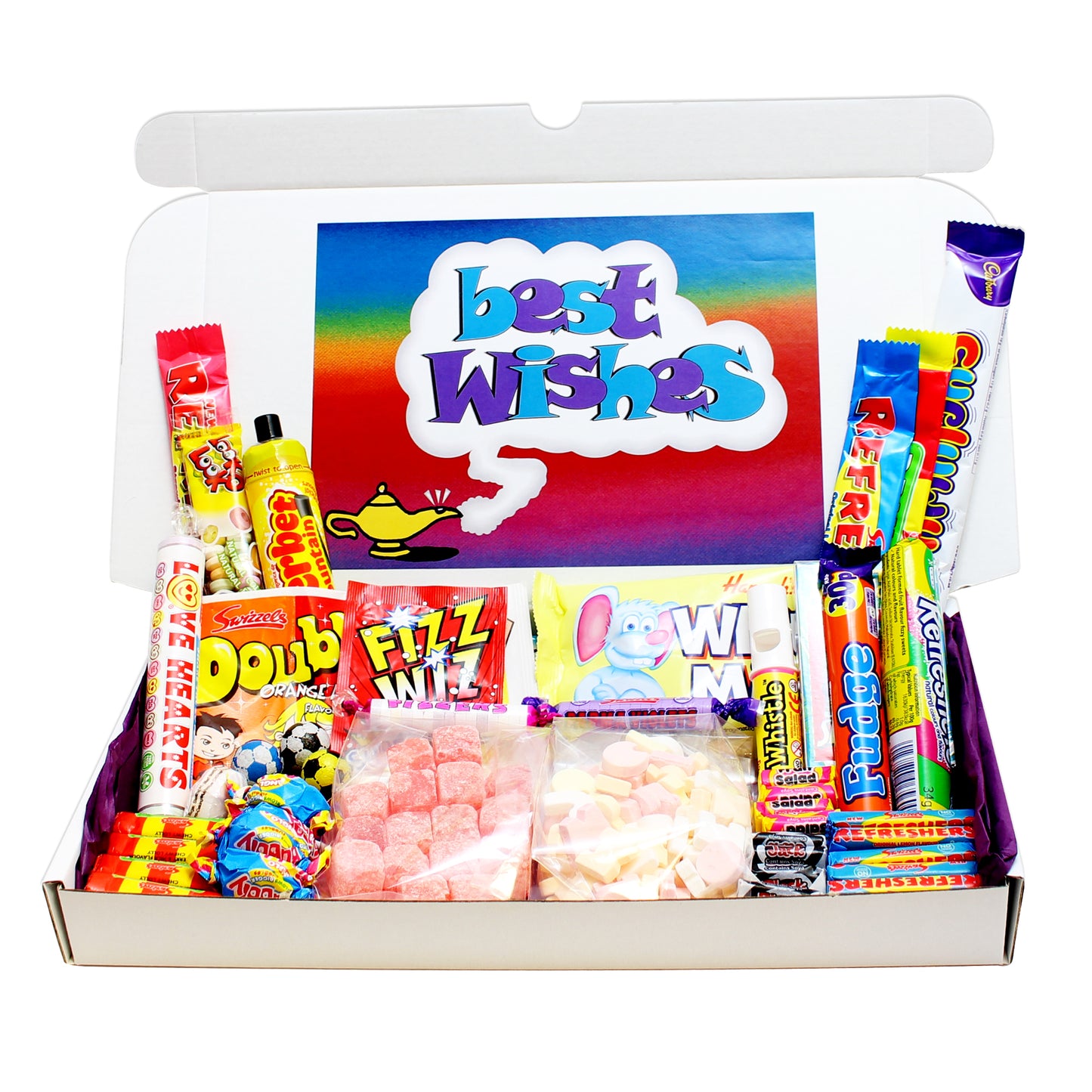 Best Wishes Large Retro Sweets Box