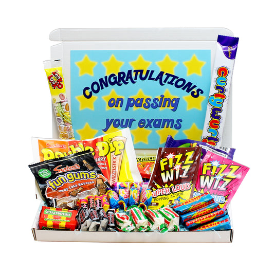 Exam Congratulations Mini Retro Sweets Box