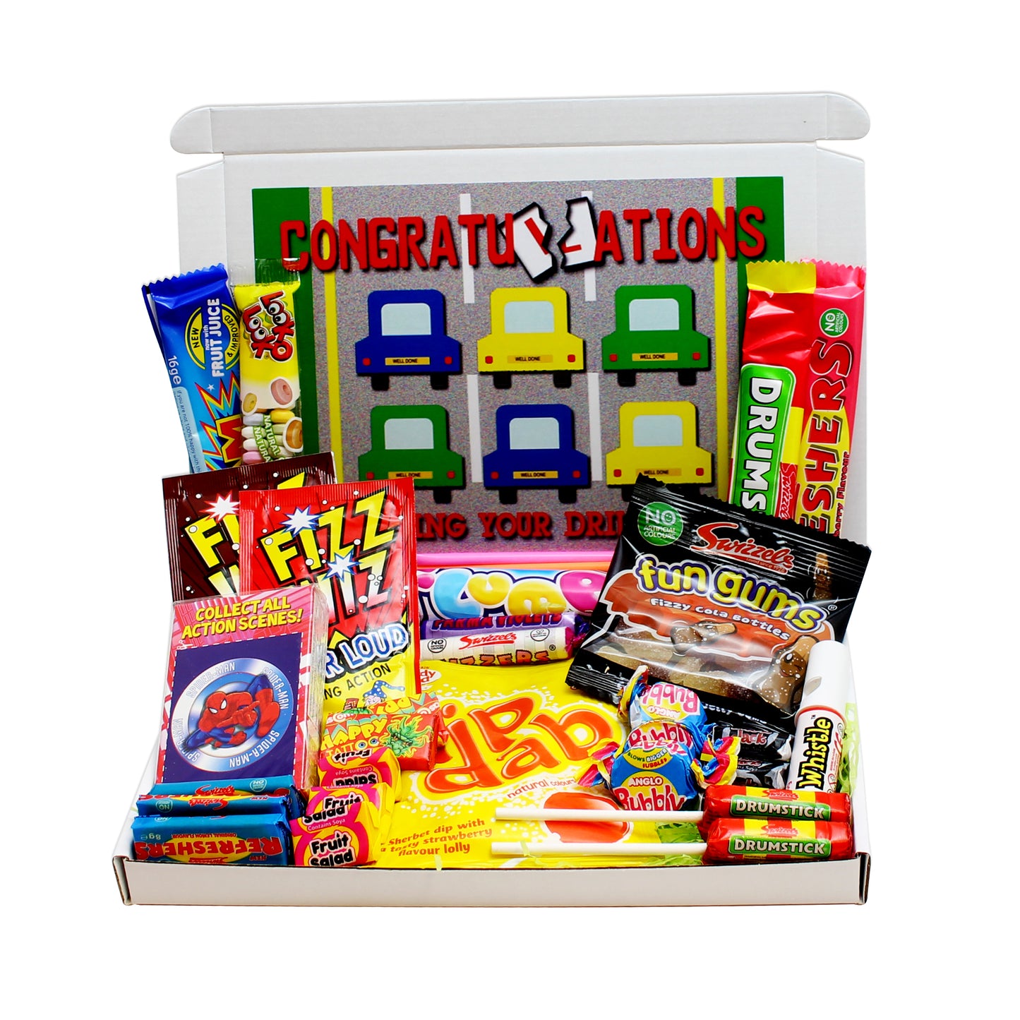 Driving Test Congratulations Mini Retro Sweets Box