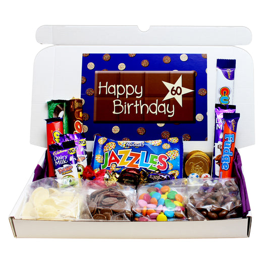60th Birthday Large Chocolate Gift Box