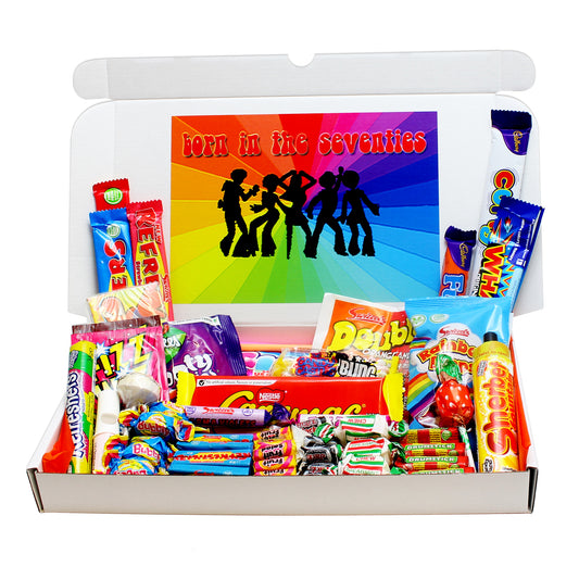 Born in the Seventies Retro Sweets Large Gift Box