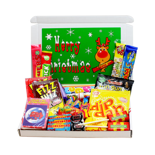 Christmas Rudolph Retro Sweets Mini Gift Box