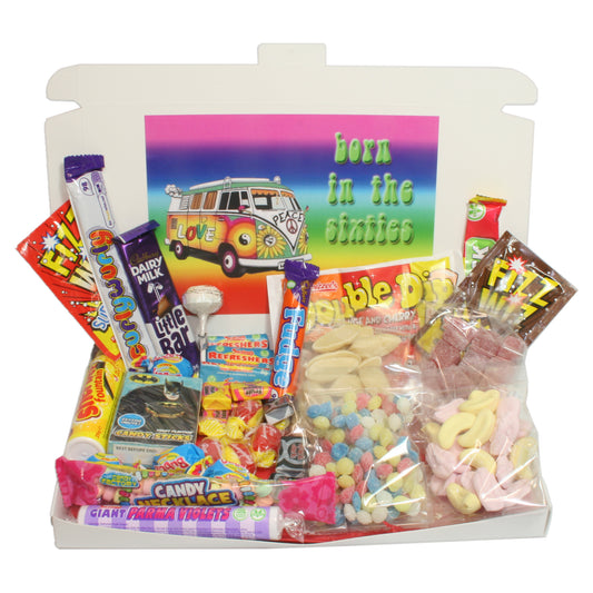 Born in the Sixties Retro Sweets Large Gift Box