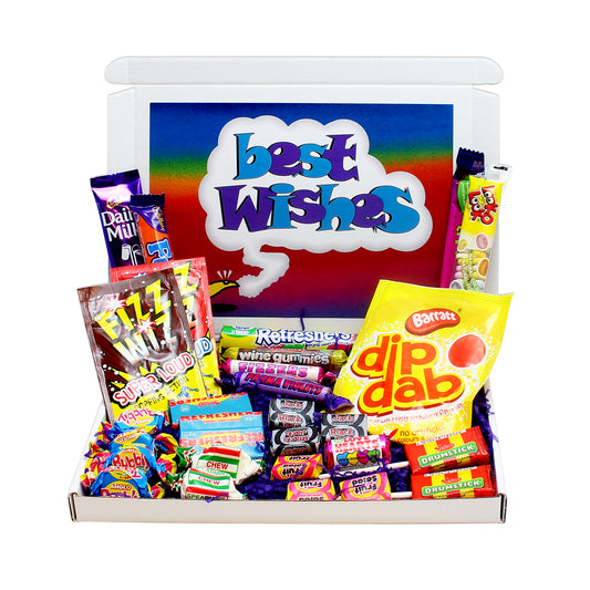 Best Wishes Mini Retro Sweets Box