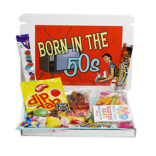 Born in the Fifties Retro Sweets Mini Gift Box