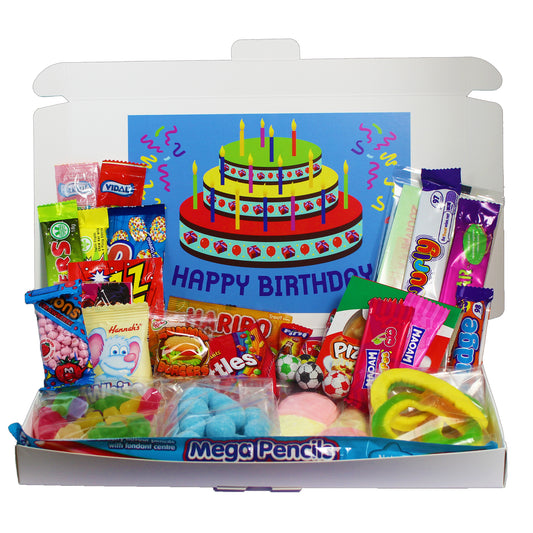 Happy Birthday Chews and Novelties Large Gift Box