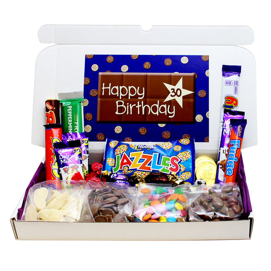 30th Birthday Large Chocolate Gift Box
