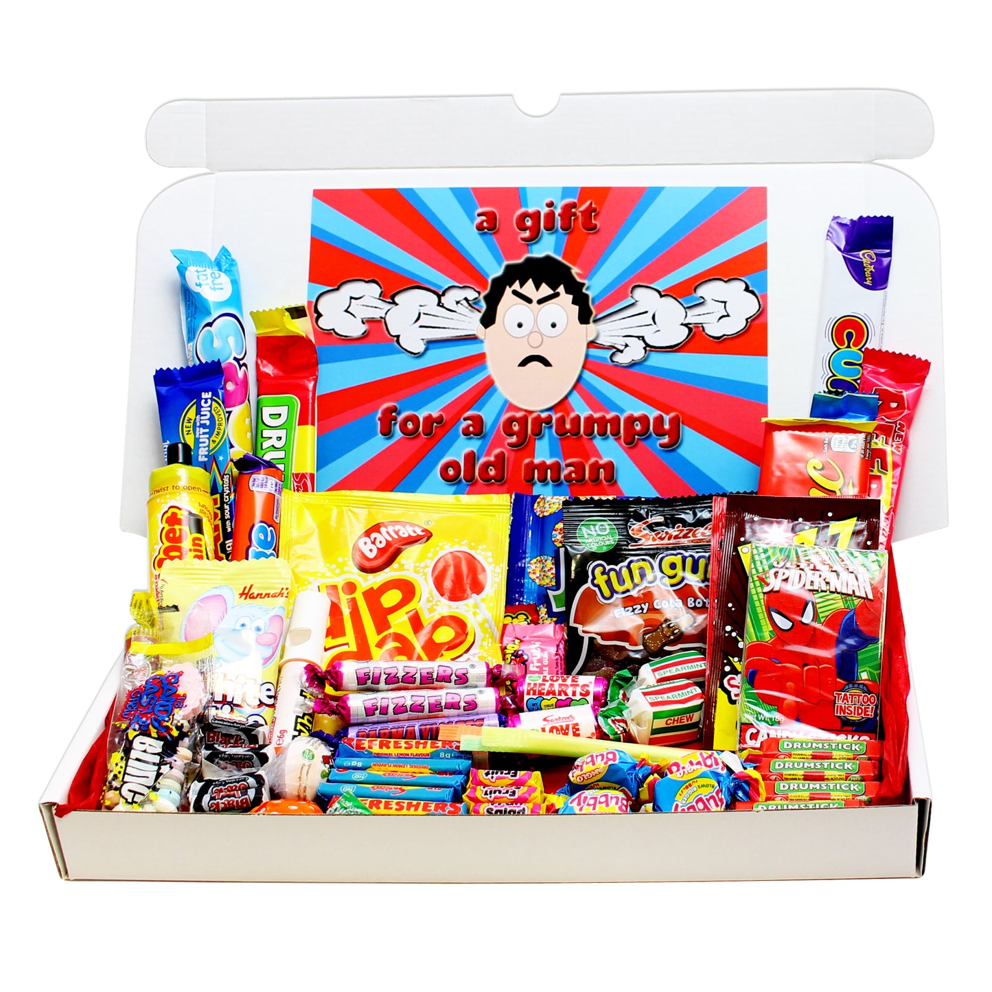 Grumpy Old Man Large Retro Sweets Box