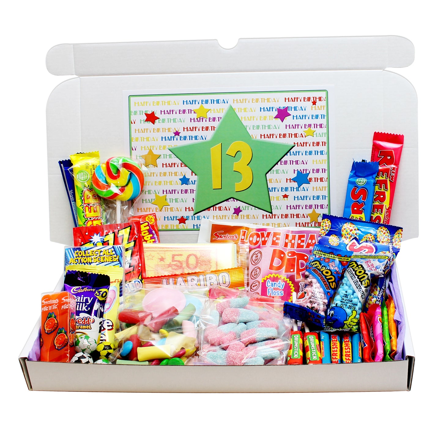 13th Birthday Sweets Gift Box