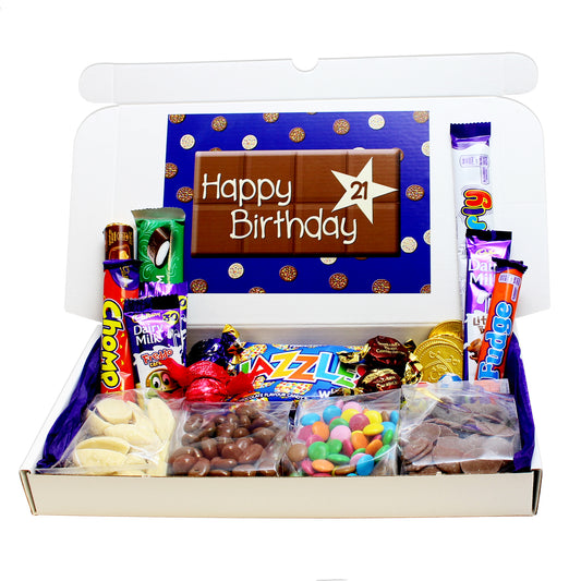21st Birthday Large Chocolate Gift Box