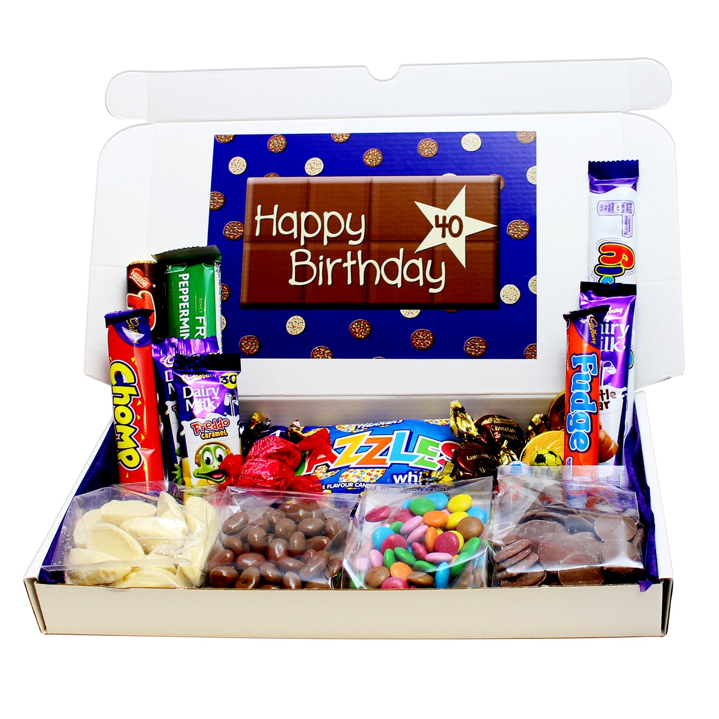 40th Birthday Large Chocolate Gift Box