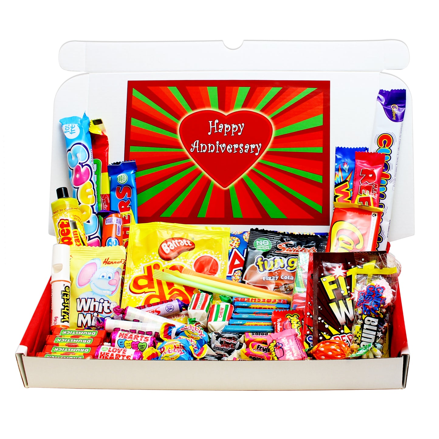 Valentines Day Retro Sweets Large Gift Box