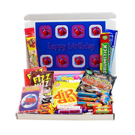 Happy Birthday Mini Retro Sweets Box